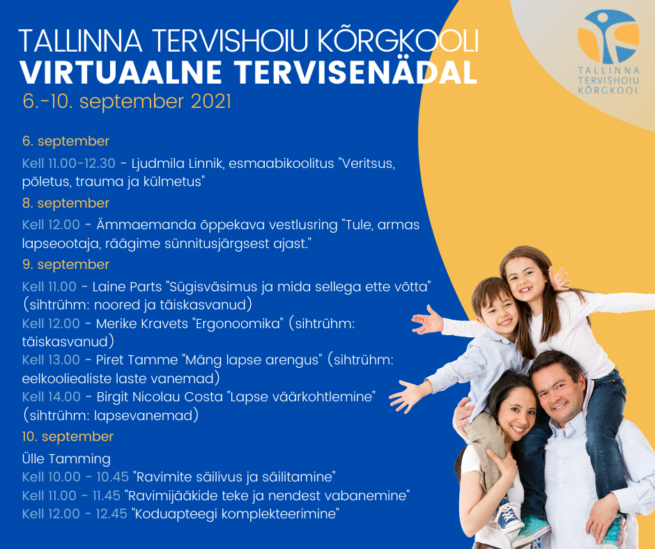 VIRTUAALNE TERVISENÄDAL | Vaata, millised kasulikud loengud või vestlusringid sel nädalal aset leiavad! VIRTUAALNE TERVISENÄDAL | Vaata, millised kasulikud loengud või vestlusringid sel nädalal aset leiavad!