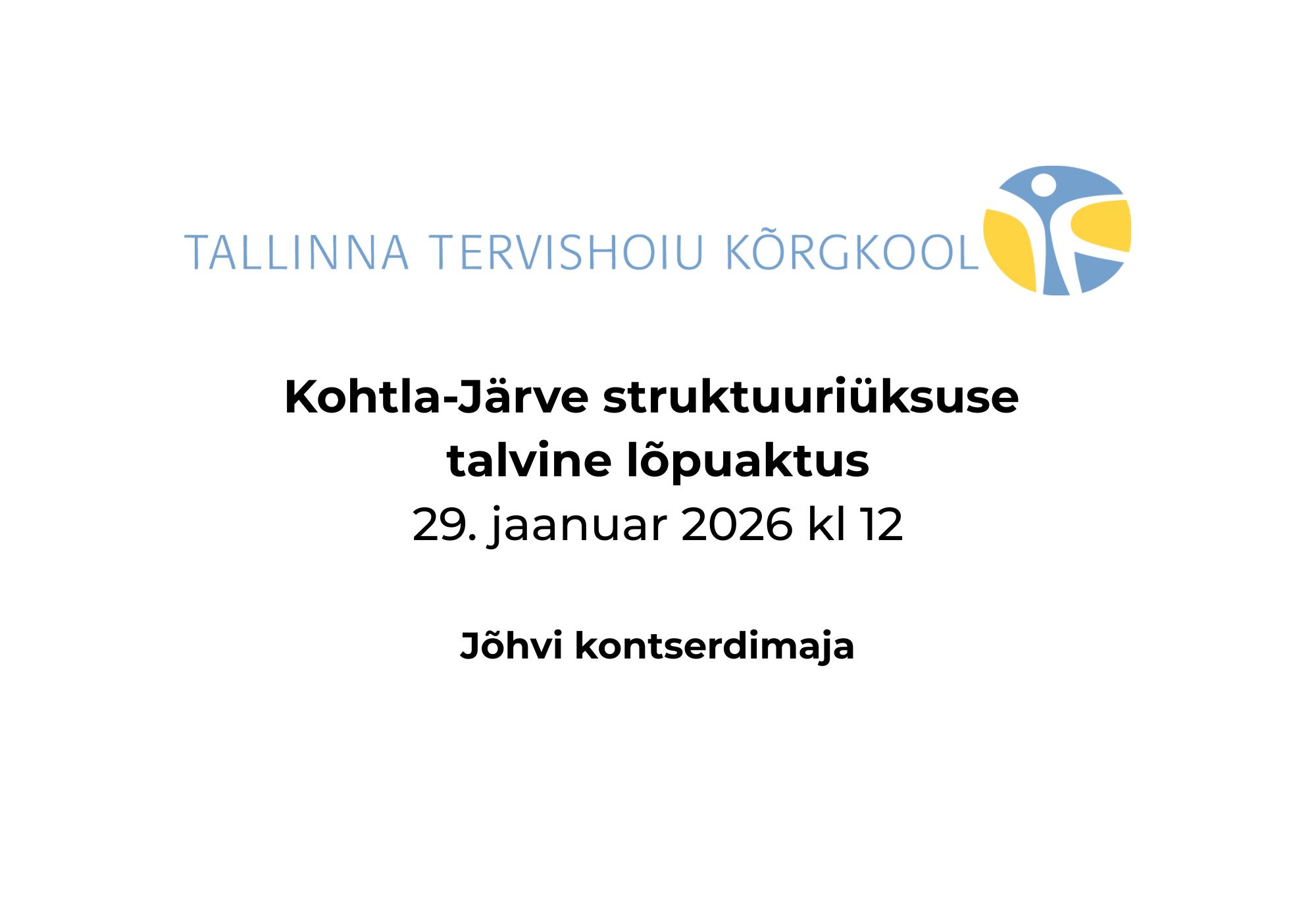 Kohtla-Järve struktuuriüksuse talvine lõpuaktus