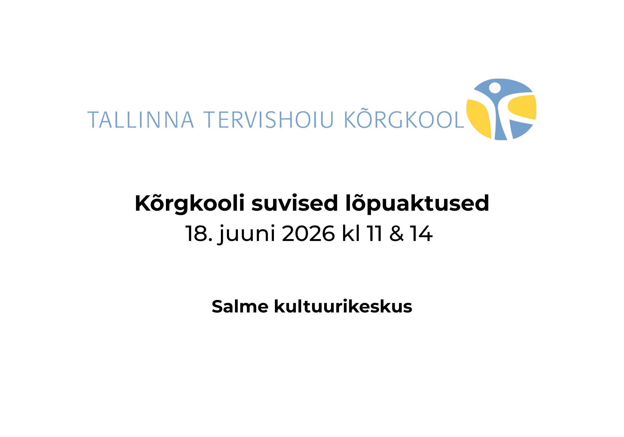 Suvised lõpuaktused 2026