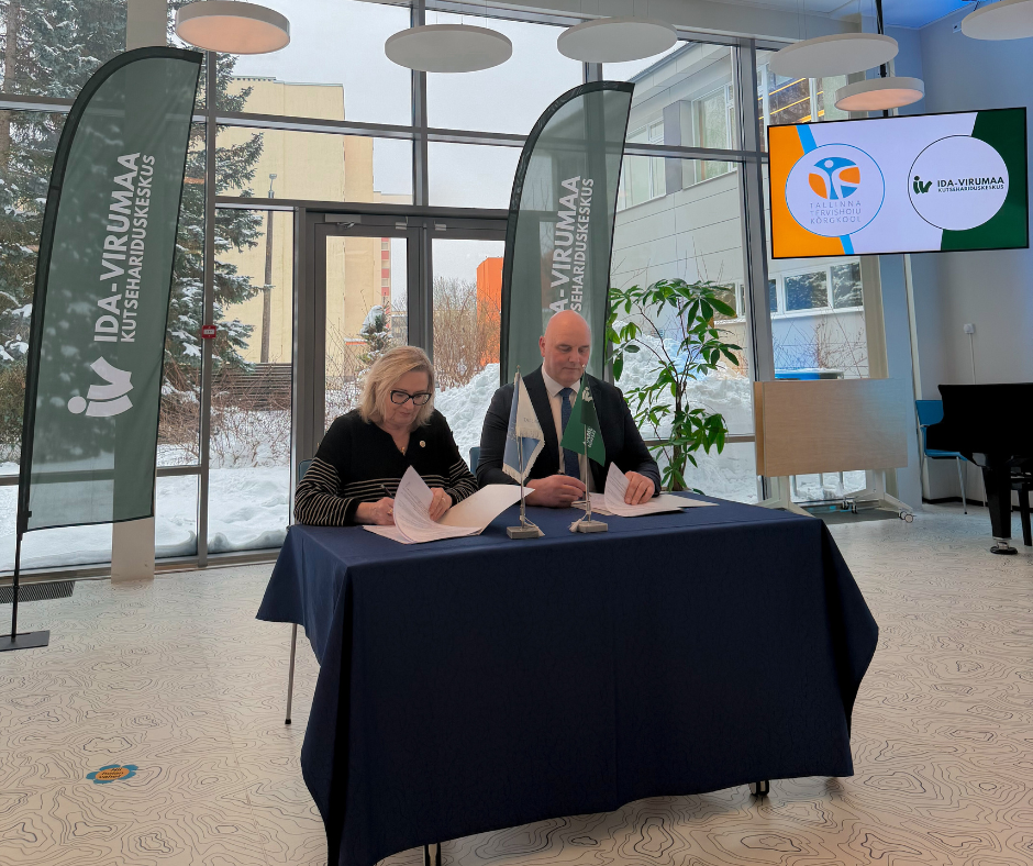 Tallinna Tervishoiu Kõrgkool ja Ida-Virumaa Kutsehariduskeskus COSMOS sõlmisid koostöölepingu