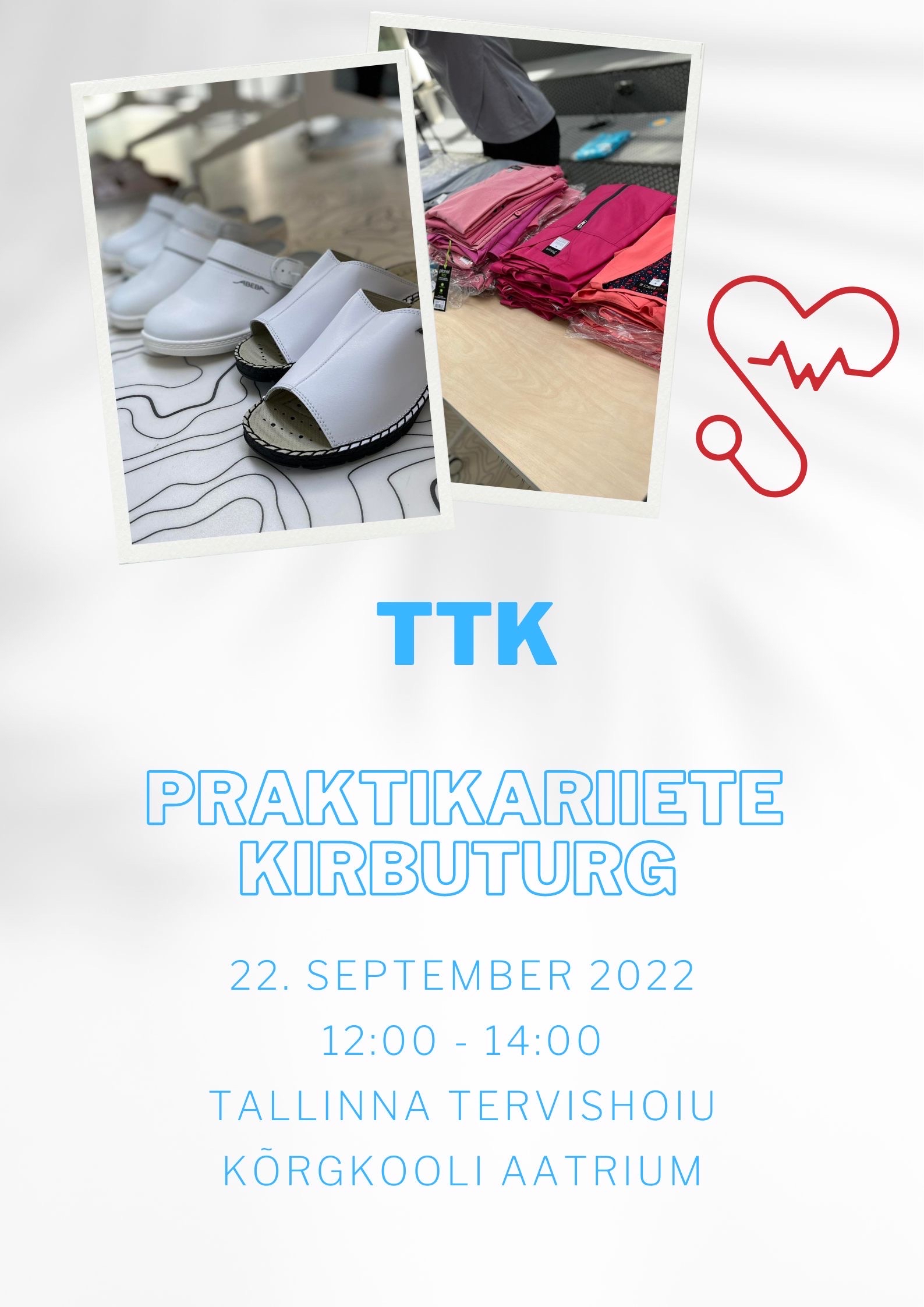 Praktikariiete kirbuturg Tallinna õppehoone aatriumis 22. septembril