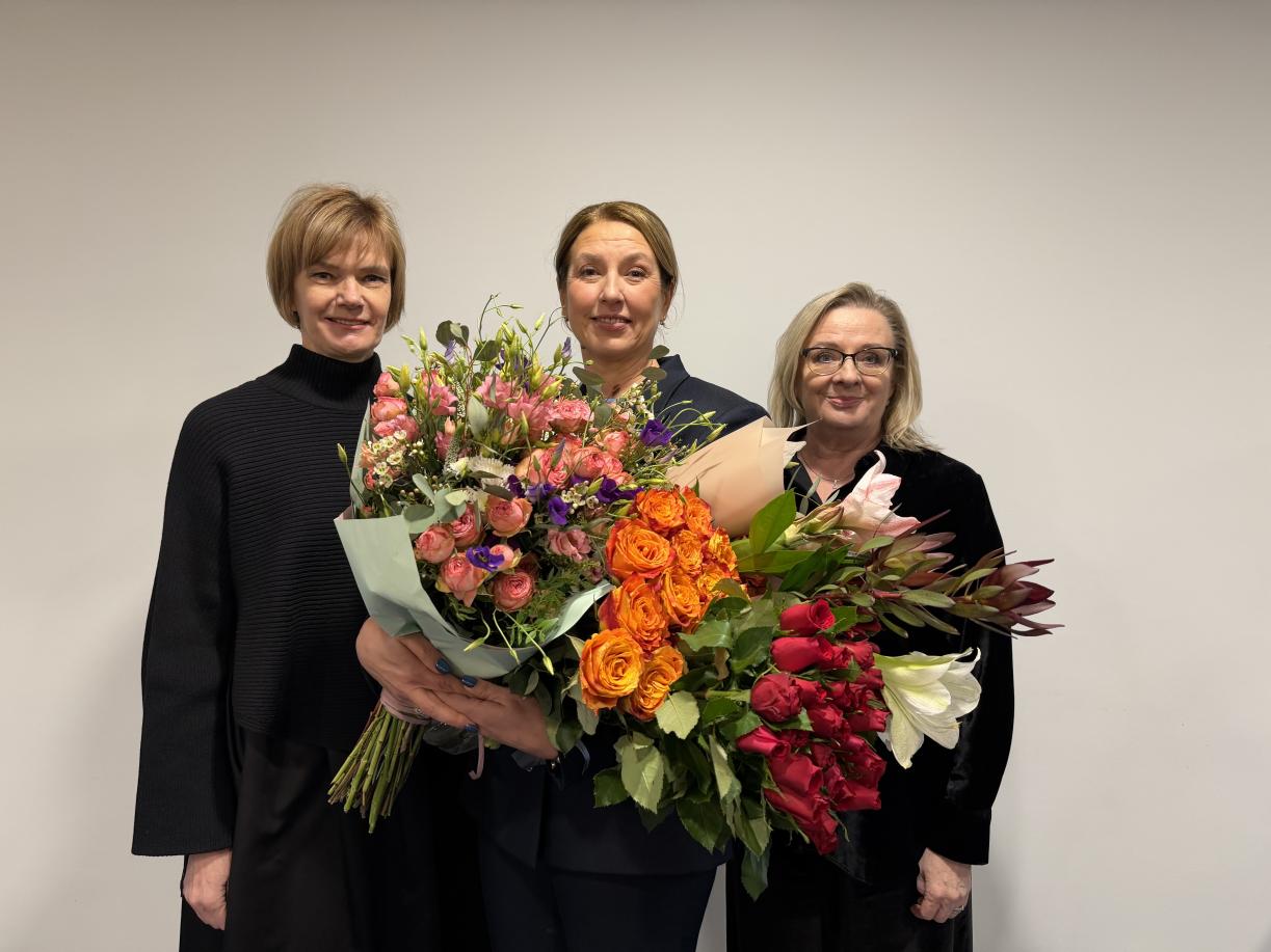 Ulvi Kõrgemaa koos doktoritöö juhendajatega