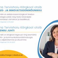 Tule tööle Tallinna Tervishoiu Kõrgkooli!