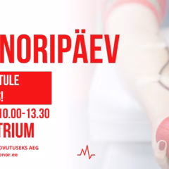 Tule doonoripäevale Tallinna Tervishoiu Kõrgkooli aatriumis 19. märtsil 10.00-13.30