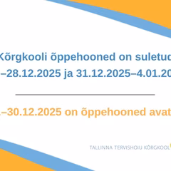 Kõrgkooli töökorraldus pühade ajal