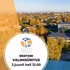 Tallinna Tervishoiu Kõrgkooli uue rektori valimisüritus