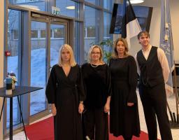 Ühtsuses ja tänutundes – Eesti Vabariigi 108. aastapäev kõrgkooli aatriumis 