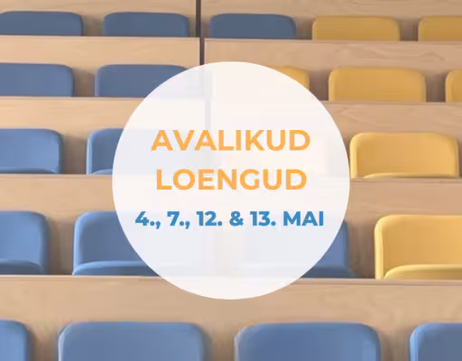 Tule kuulama avalikke loenguid: kõrgkooli õppejõududeks kandideerijate näidisloengud