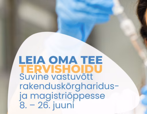 Algas suvine vastuvõtt rakenduskõrgharidusõppesse ja magistriõppesse