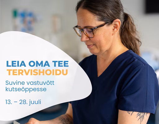 Algas suvine vastuvõtt kutseõppesse
