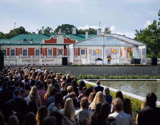 Graduates of Tallinn Health University of Applied Sciences Attended the President’s Rose Garden Reception