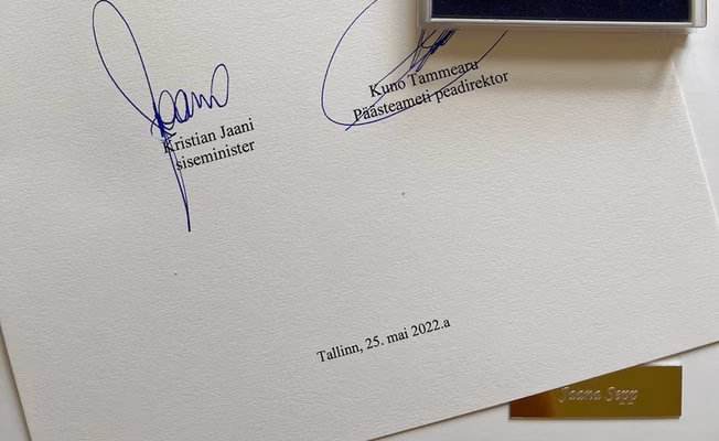 Palju õnne! Õppeosakonna juhataja Jaana Sepp pälvis suursuguse tunnustuse