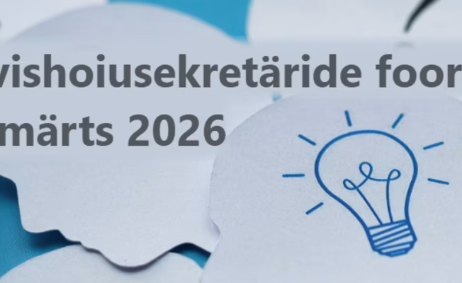 Osale Tervishoiusekretäride Foorumil 19. märtsil 2026