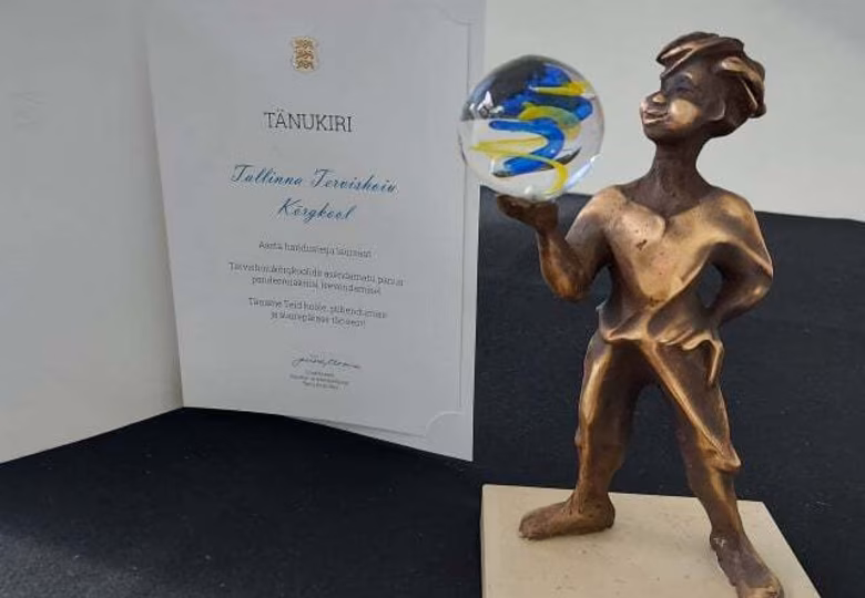 Palju õnne! Tallinna Tervishoiu Kõrgkool koos Tartu Tervishoiu Kõrgkooliga tähistas aasta haridusteo tiitlit! 