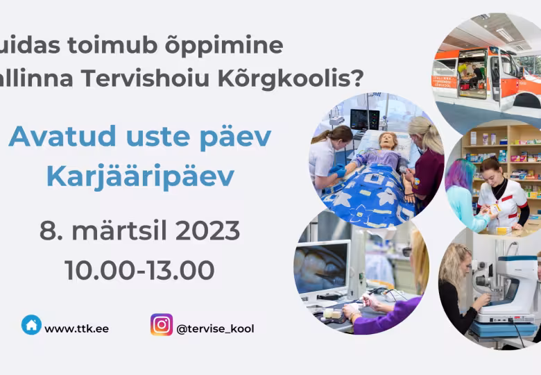 Tallinna Tervishoiu Kõrgkool avab huvilistele uksed ja kutsub 8. märtsil karjääripäevale