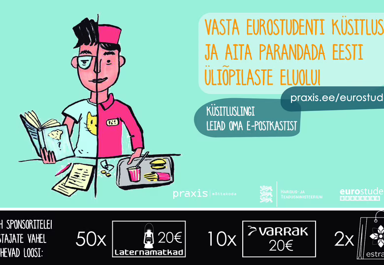 Alguse on saanud EUROSTUDENTi üliõpilaste eluolu uuring!