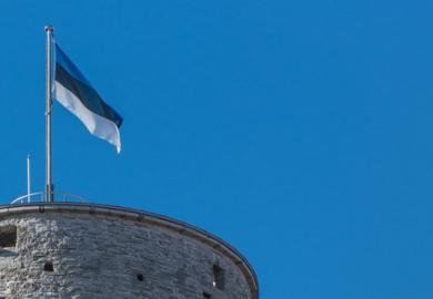 Vabariigi 105. aastapäeva tähistamine Tallinna Tervishoiu Kõrgkoolis