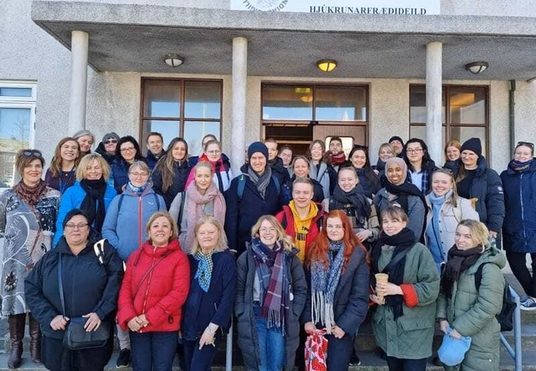 Õe õppekava üliõpilased ja õppejõud esindasid kõrgkooli rahvusvahelisel intensiivkursusel "Õenduse üliõpilaste vaimne tervis"