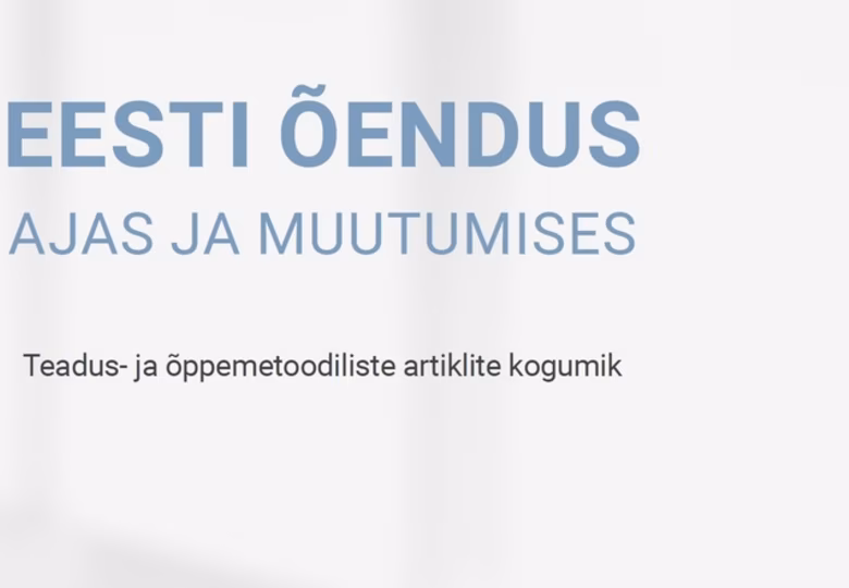 Tallinna Tervishoiu Kõrgkool andis välja õenduseriala teadus- ja õppemetoodiliste artiklite kogumiku “Eesti õendus ajas ja muutumises”