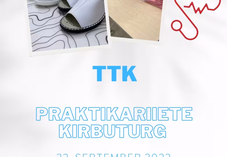 Praktikariiete kirbuturg Tallinna õppehoone aatriumis 22. septembril