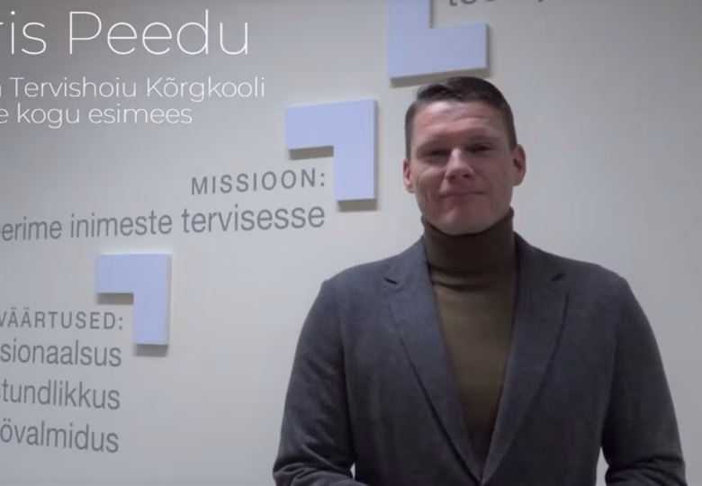 Tallinna Tervishoiu Kõrgkooli nõunike kogu esimehe Agris Peedu uusaastatervitus kooliperele