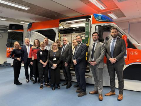 Iirimaa delegatsiooni ja Eesti Rahvusvahelise Arengukoostöö Keskuse visiit Tallinna Tervishoiu Kõrgkooli