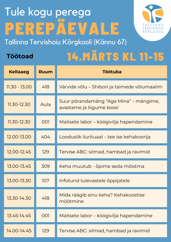 Perepäeva programm 2